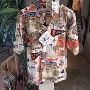 Genuine giants hawaiin shirt small nwt